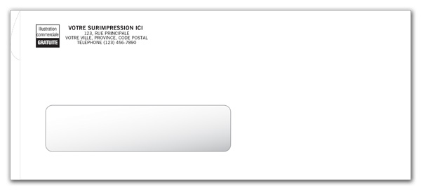 Enveloppes confidentielles n°10 à une ...