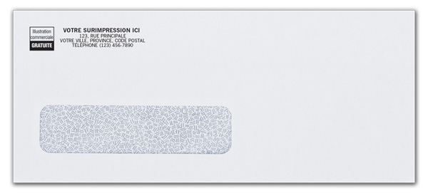 Enveloppes confidentielles n°10 à une ...