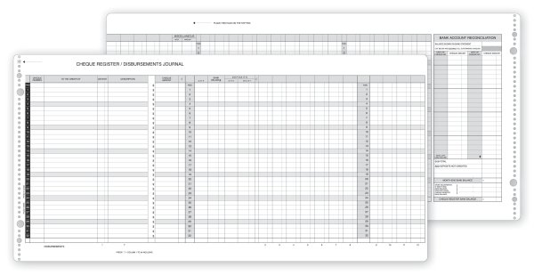 One-Write Disbursement Journal