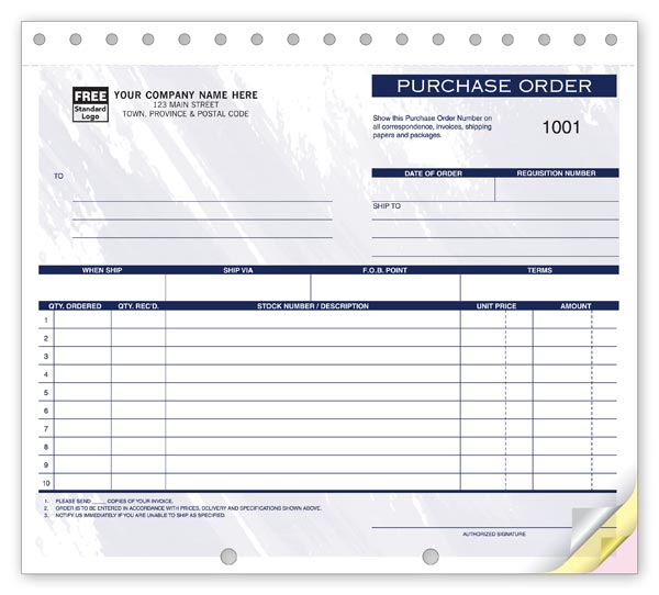 Compact Purchase Order