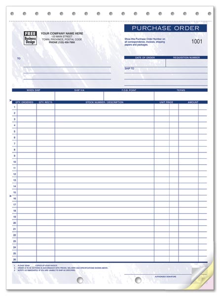 Large Purchase Order